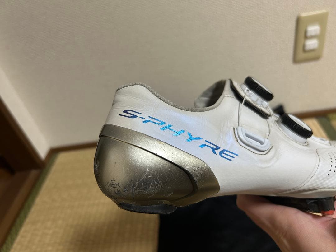 Shimano S-phyre ホワイト41.5 ワイド
