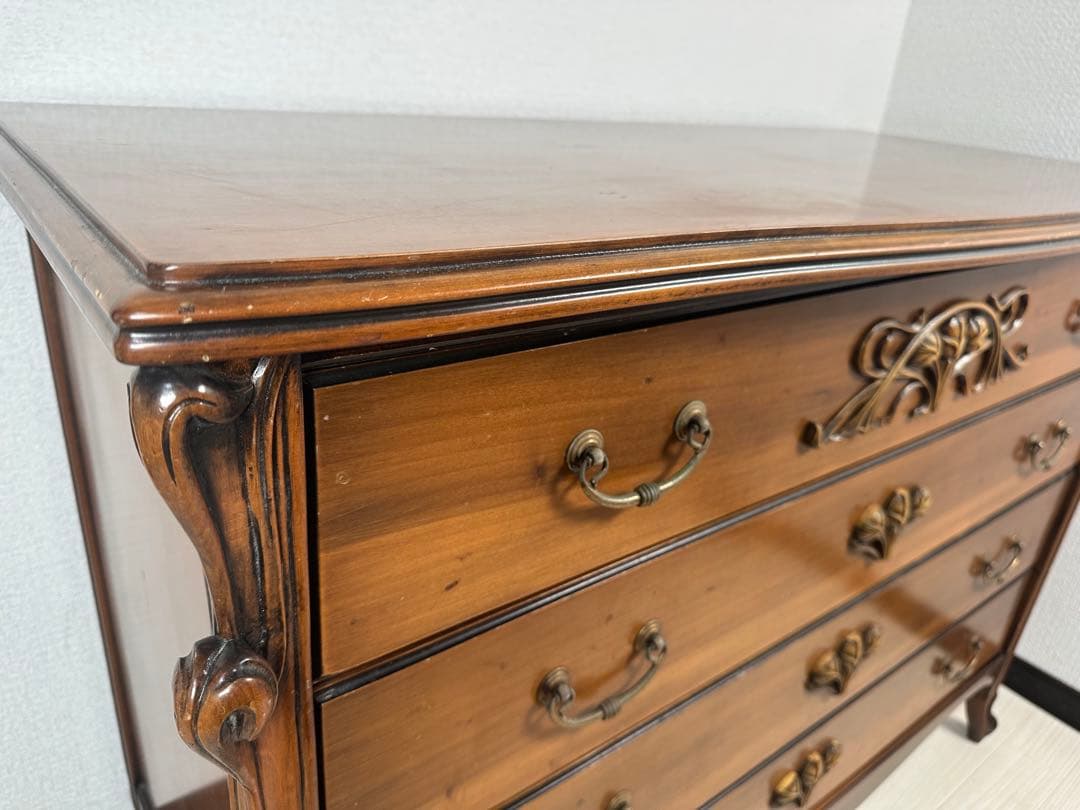 medea メデア 4段チェスト アールヌーボー様式 ロココ ※i1※