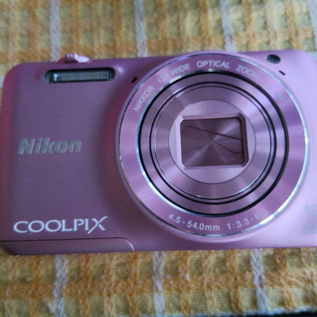 【自撮り＆Wi-Fi】Nikon COOLPIX S6600 ピンク 動作未確認