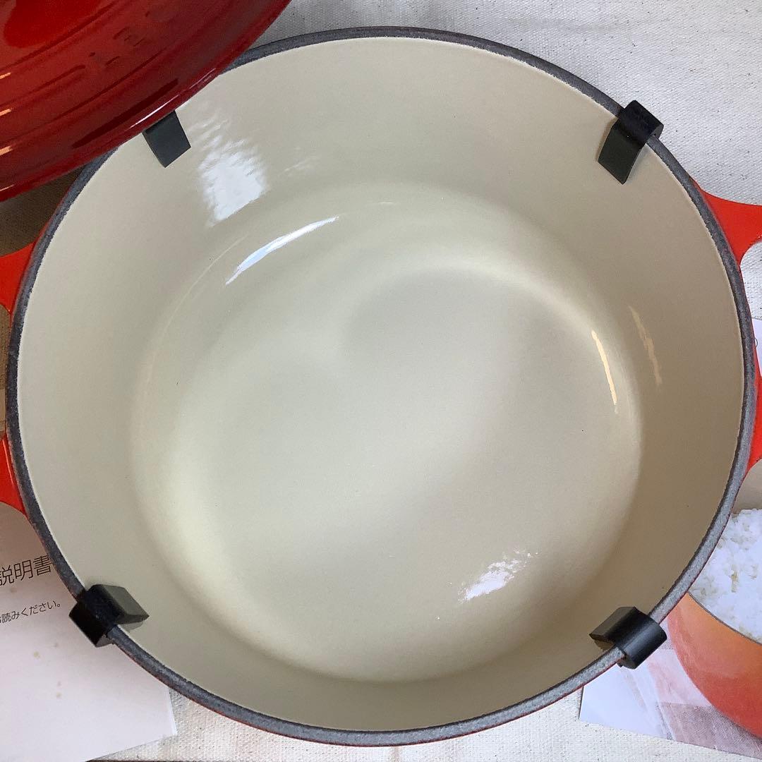 【未使用】LE CREUSETルクルーゼ ココット・ロンド 18cm