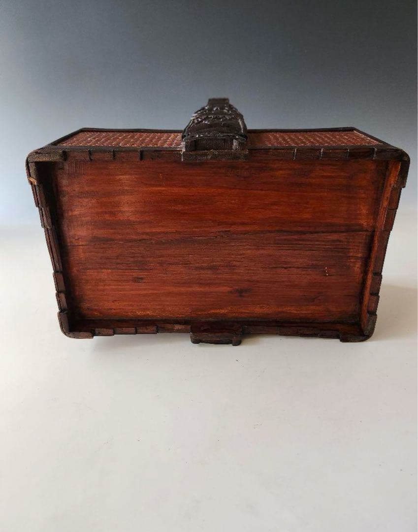 【セール】煎茶道具　茶道具　提籃　ていらん　籠　煎茶　茶道具　箱　竹　箱無し