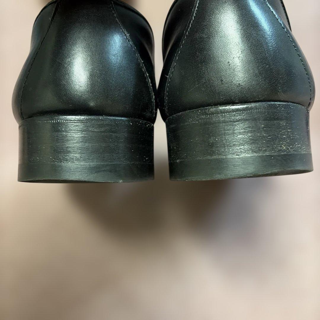 GUCCI ブラック ローファー 約27.0センチ　　　42E