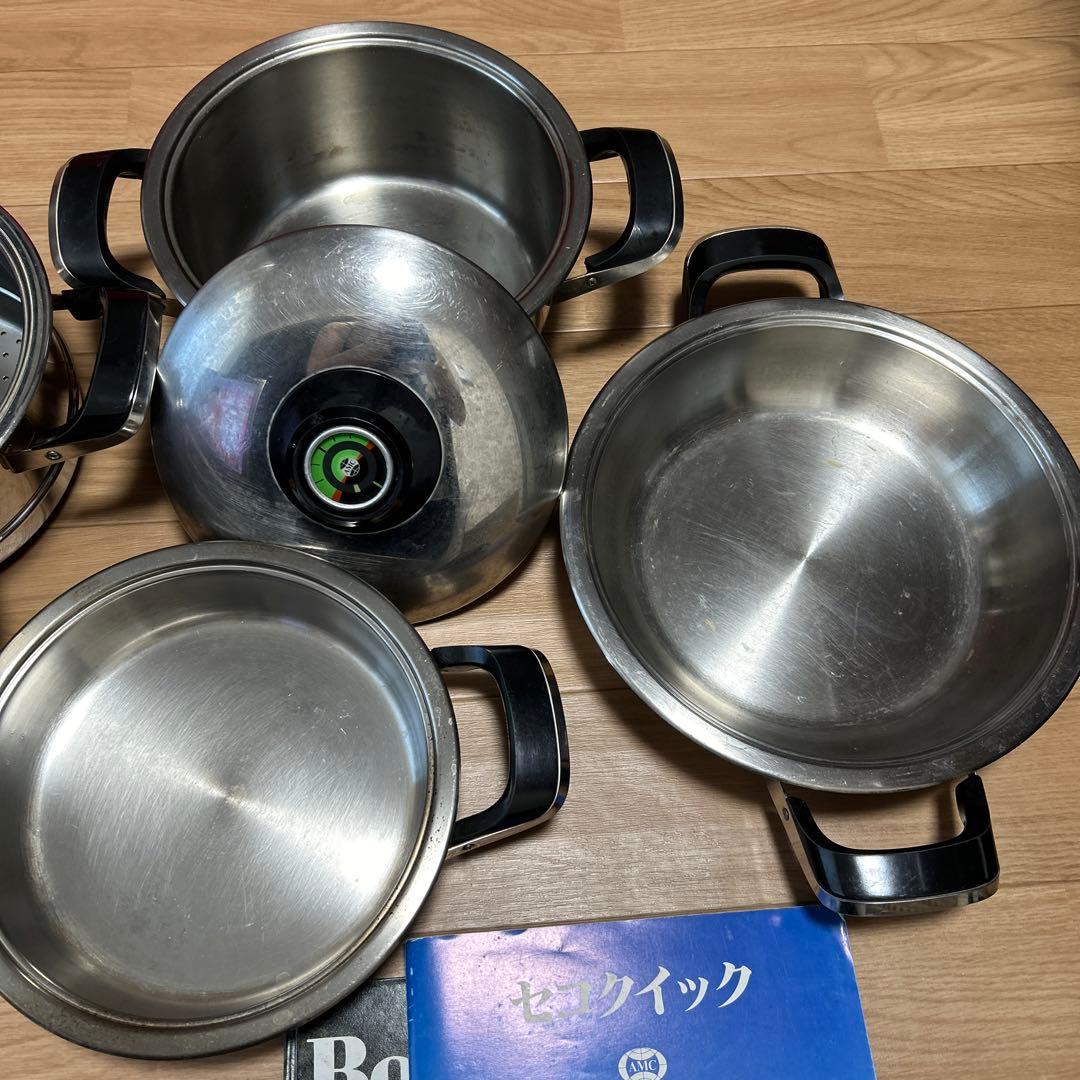 AMC ステンレス鍋・フライパンセット