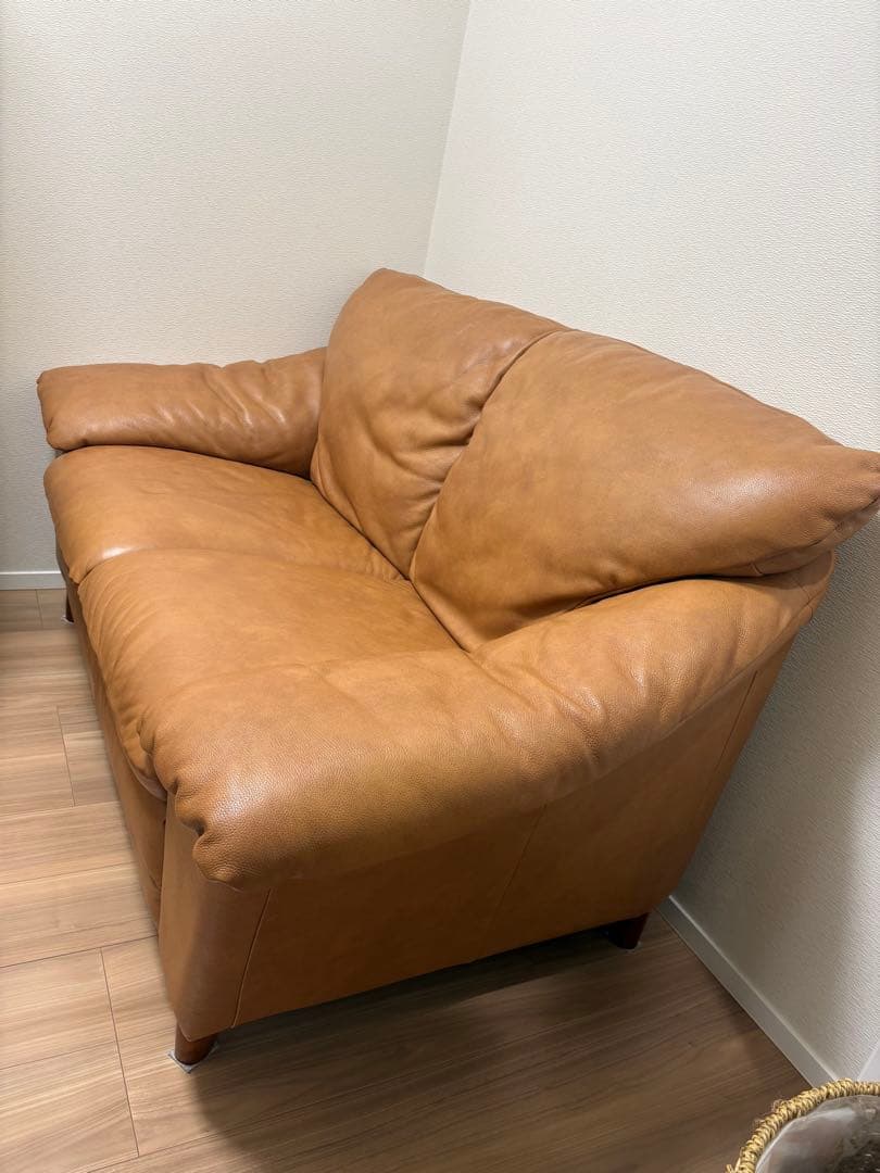 【革張りソファ人気No.1】かねたやオリジナル　2人掛けソファ オシリス 本革