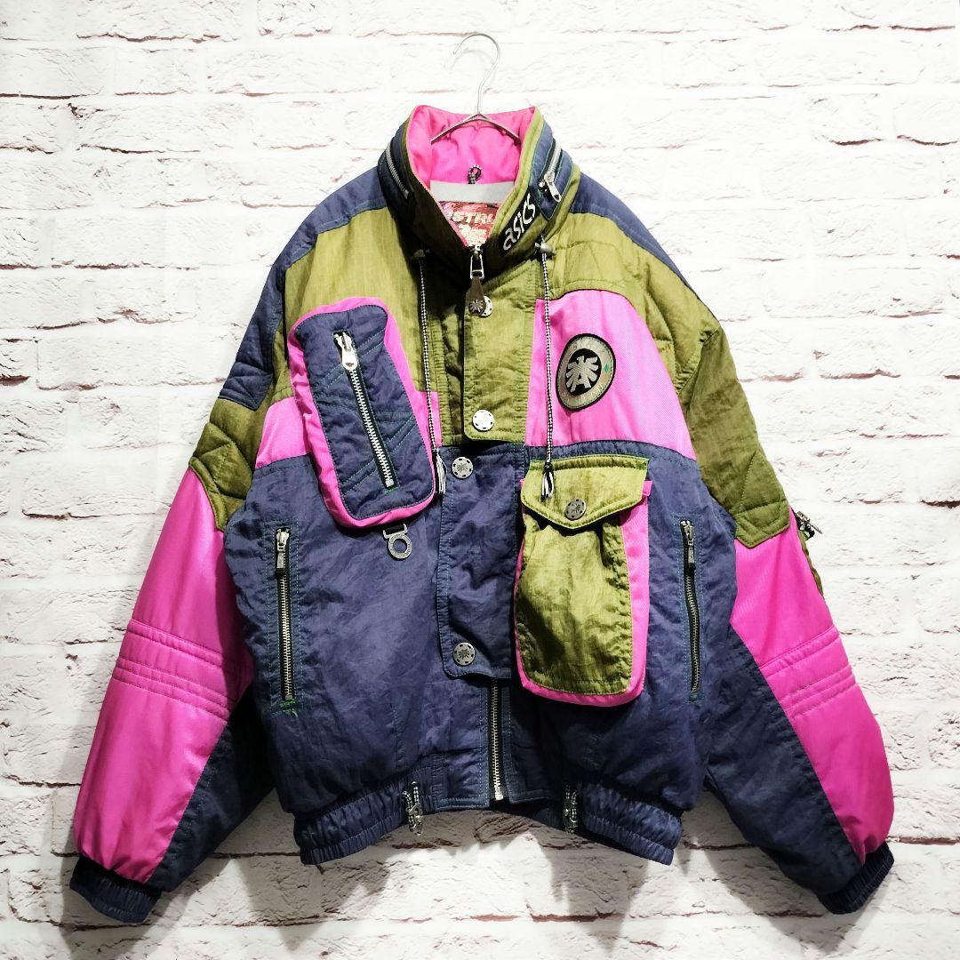 【日本製】AUSTRIA asics ヴィンテージ 肉厚スキーウェア ジャケット