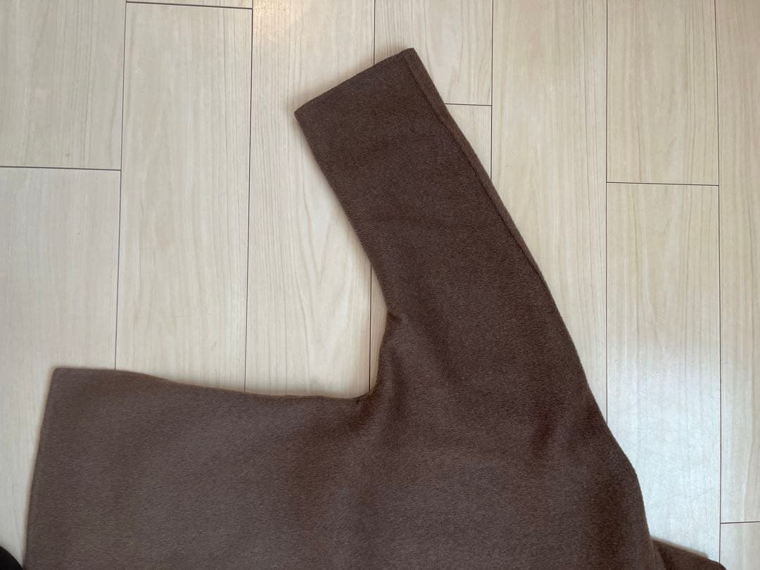 NOBLE ノーブル　リバー　ジップ　コート　ブルゾン　36 ブラウン