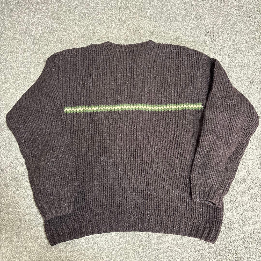 美品！90s J.crew ジェイクルー　ライン　ウールニット　アメカジ