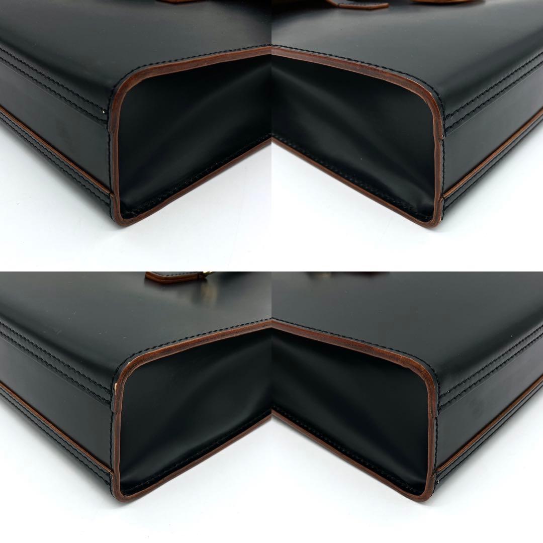 美品【PORTER】ビジネスバッグ　80周年記念モデル　レザー　ブラック