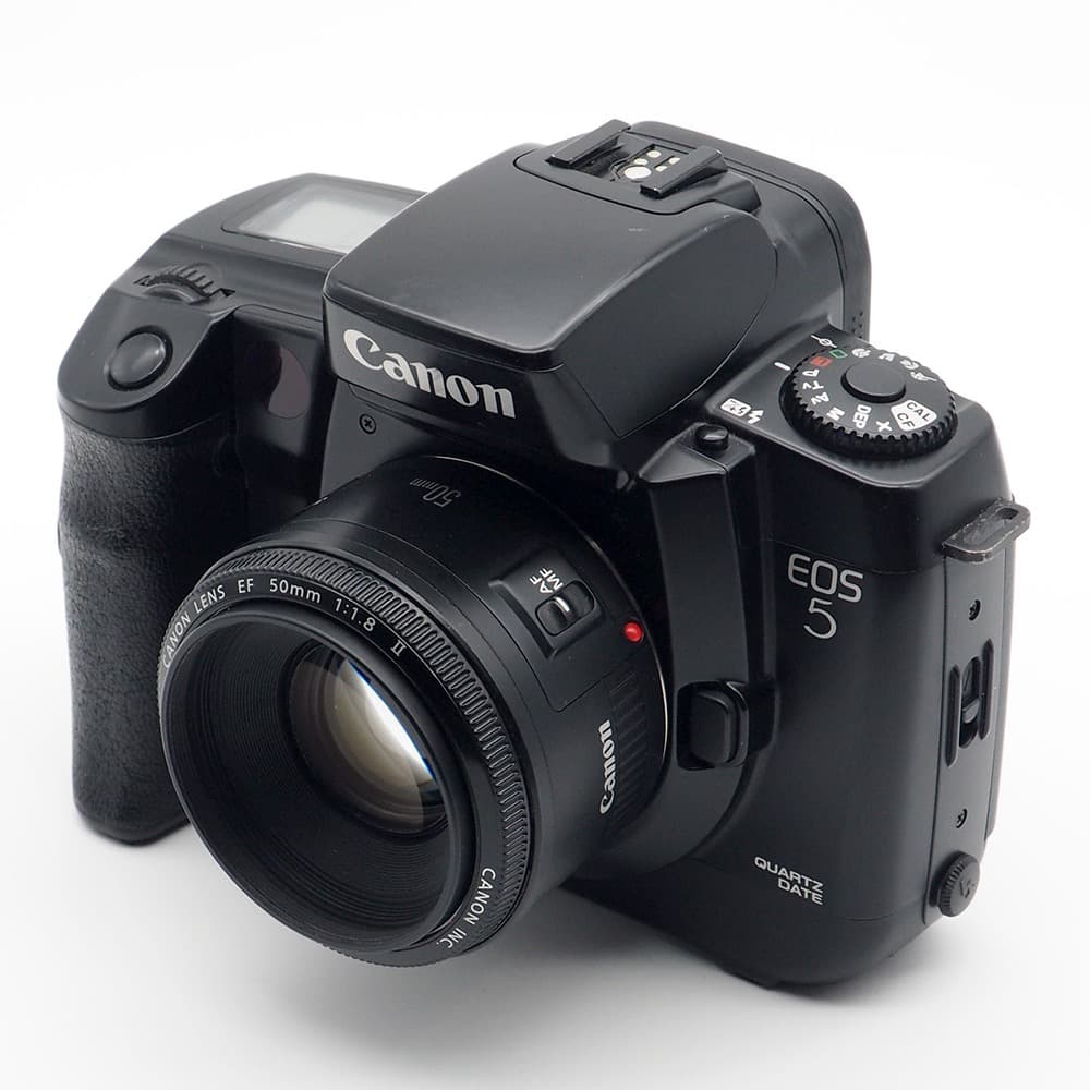 動作品・実写確認済 Canon EOS 5 QD＋EF 50mm f1.8Ⅱ