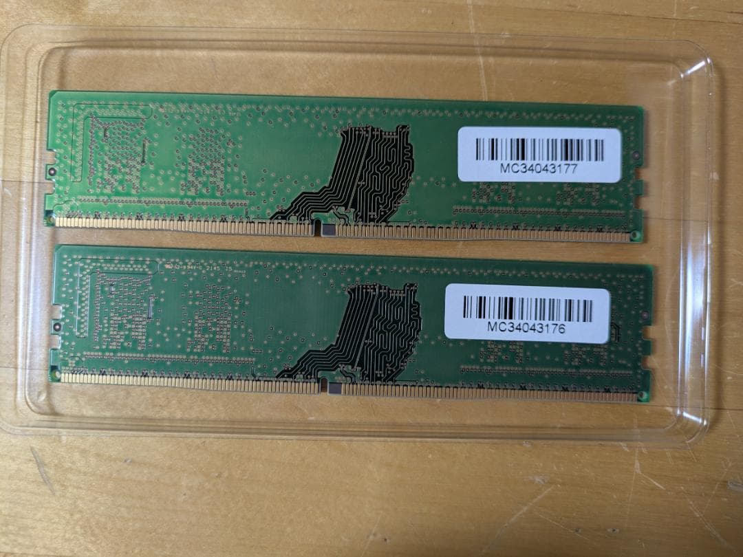 【動作確認済】Samsung DDR4-3200 16GB (8GB×2枚)