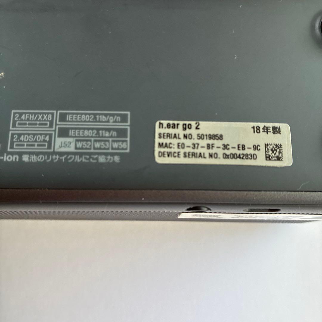 SONY SRS-HG10 ワイヤレスポータブルスピーカー　グレイッシュブラック