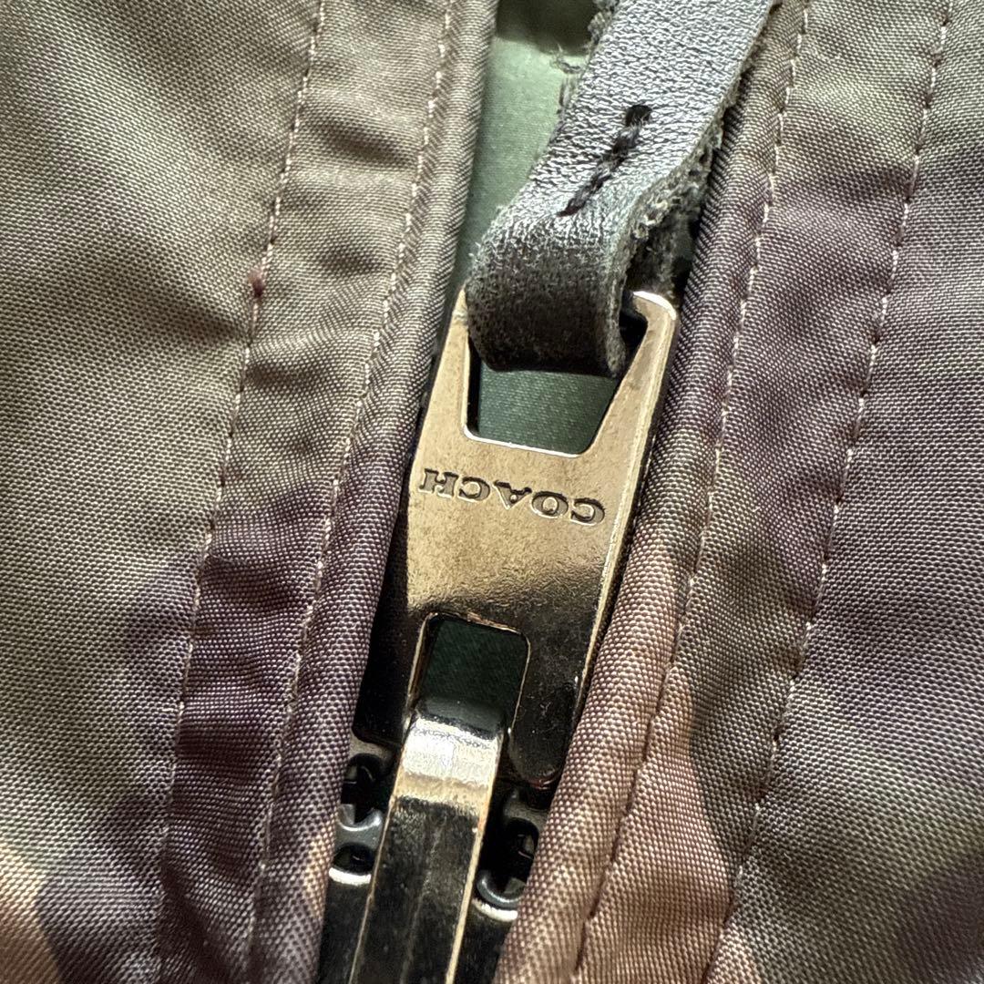 ！！さんぺー！！メンズCOACH 迷彩×カーキ　ナイロンジャケット