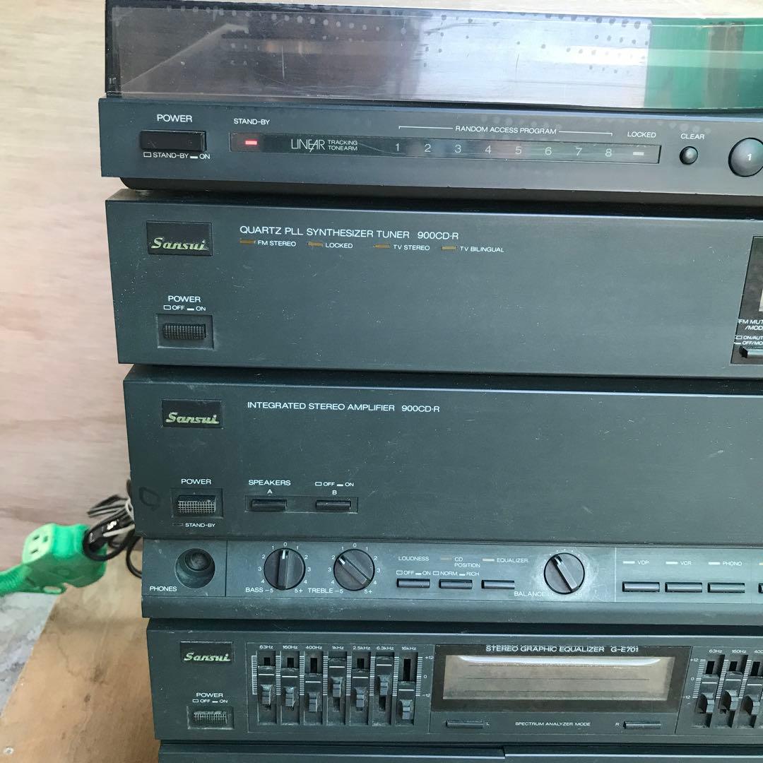 サンスイシステムコンポ900CD-Rジャンク品