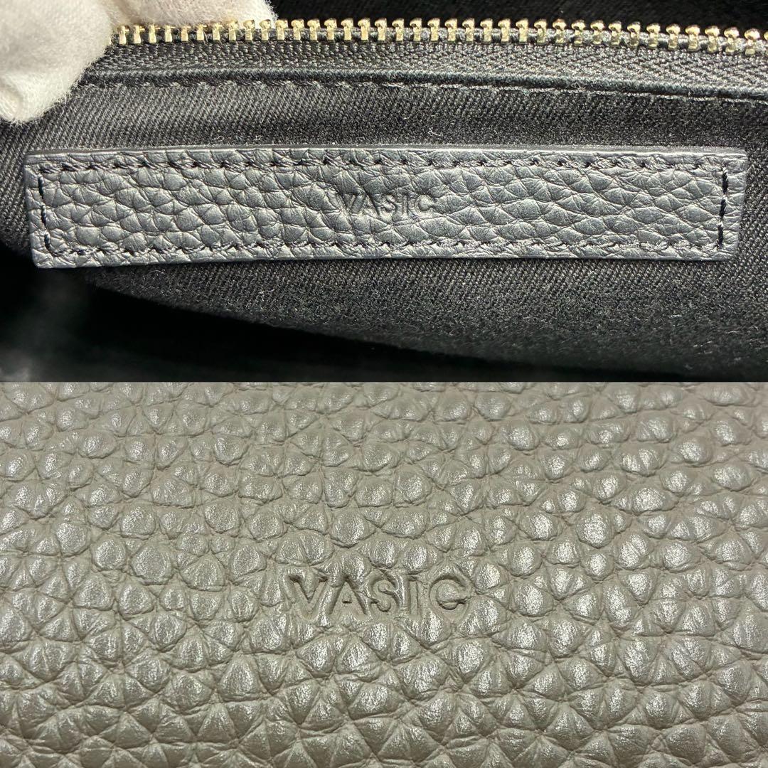 極美品 ヴァジック エバーミニ 2way ショルダーバッグ レザー グレージュ