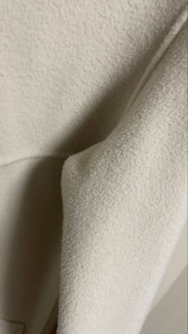 ★AURALEE ウールメルトンブルゾン オフホワイト　　size 0