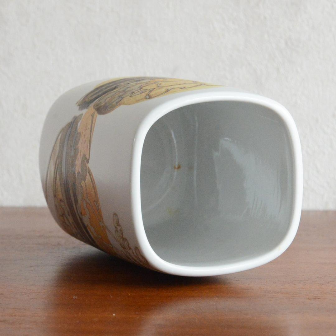 ロイヤルコパンハーゲン Siena シエナ フラワーベース 花瓶 角 デンマーク