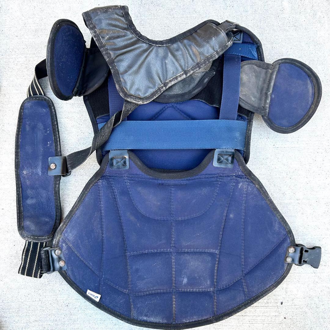 アシックス　キャッチャー防具　捕手　セット バッグ付き