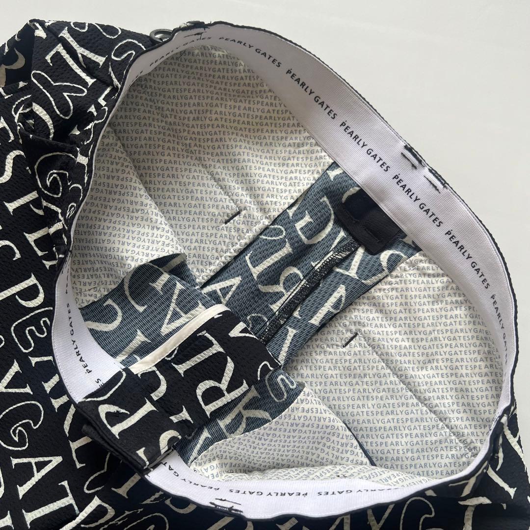 PEARLY GATES パーリーゲイツ　総柄　ハーフパンツ　メンズ　ロゴ　L