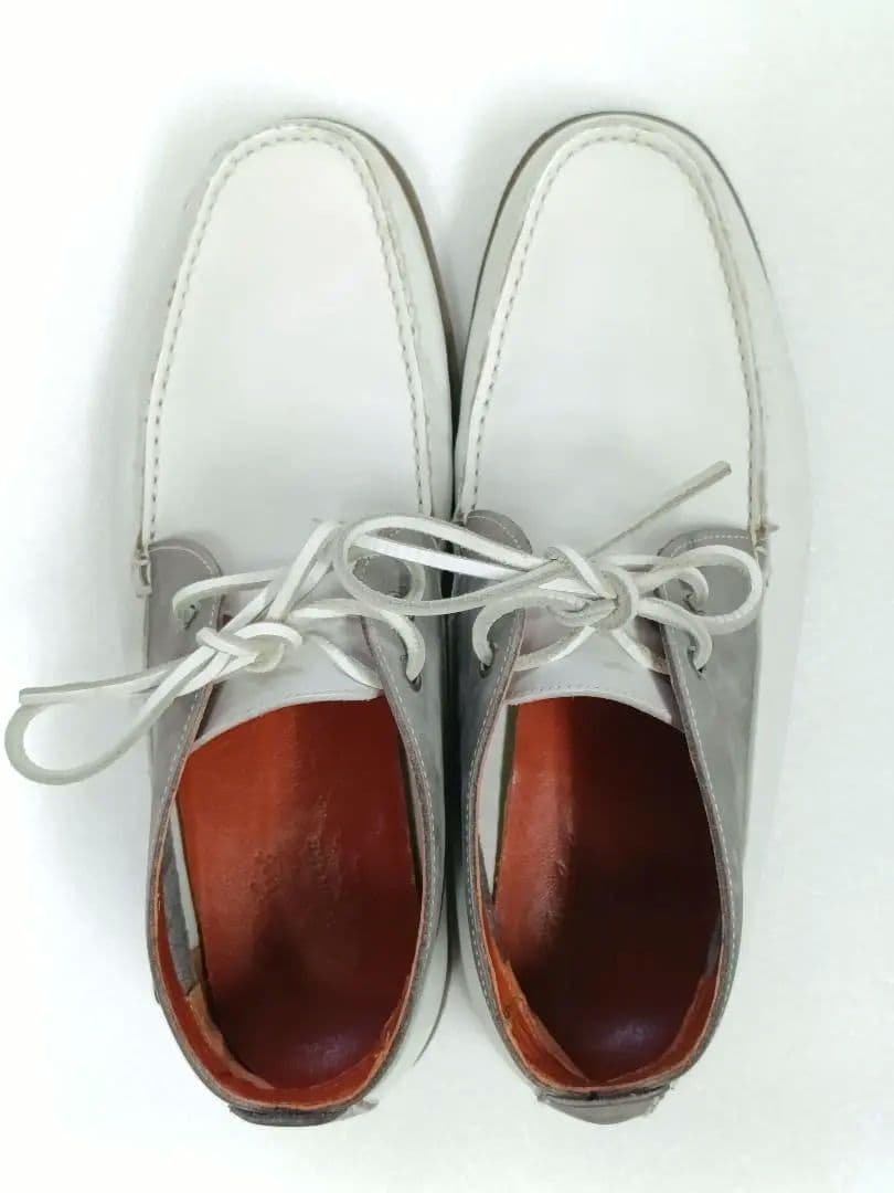 【希少】イッセイミヤケ × パラブーツ ブーツ ホワイトグレー　25.5～26㎝