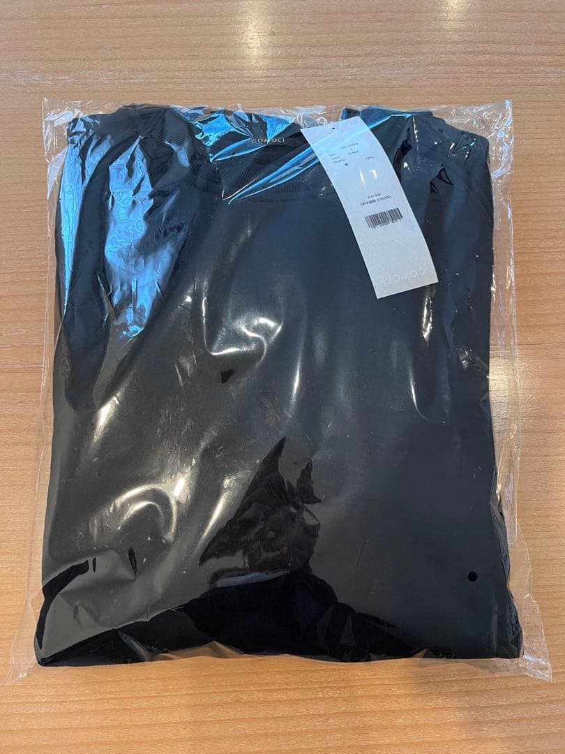 新品 comoli 26SS コットン裏毛 クルーネック スウェットLサイズ 3