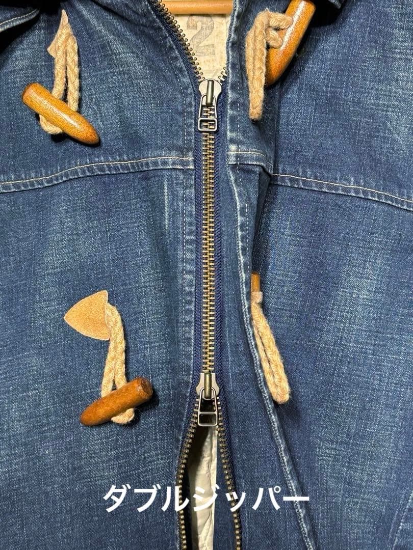 レア 2-tacs porter B印yoshida デニムダッフルコート