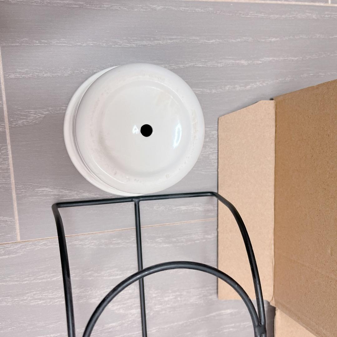 ✦バルコニー ハンギングプランター フラワースタンド 植木鉢 ホワイト