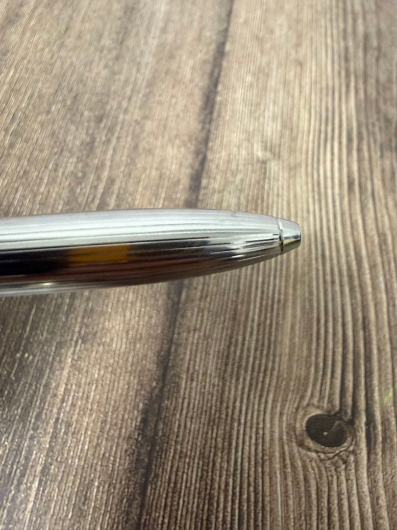 モンブラン/4色ボールペン/シルバー/中古品/