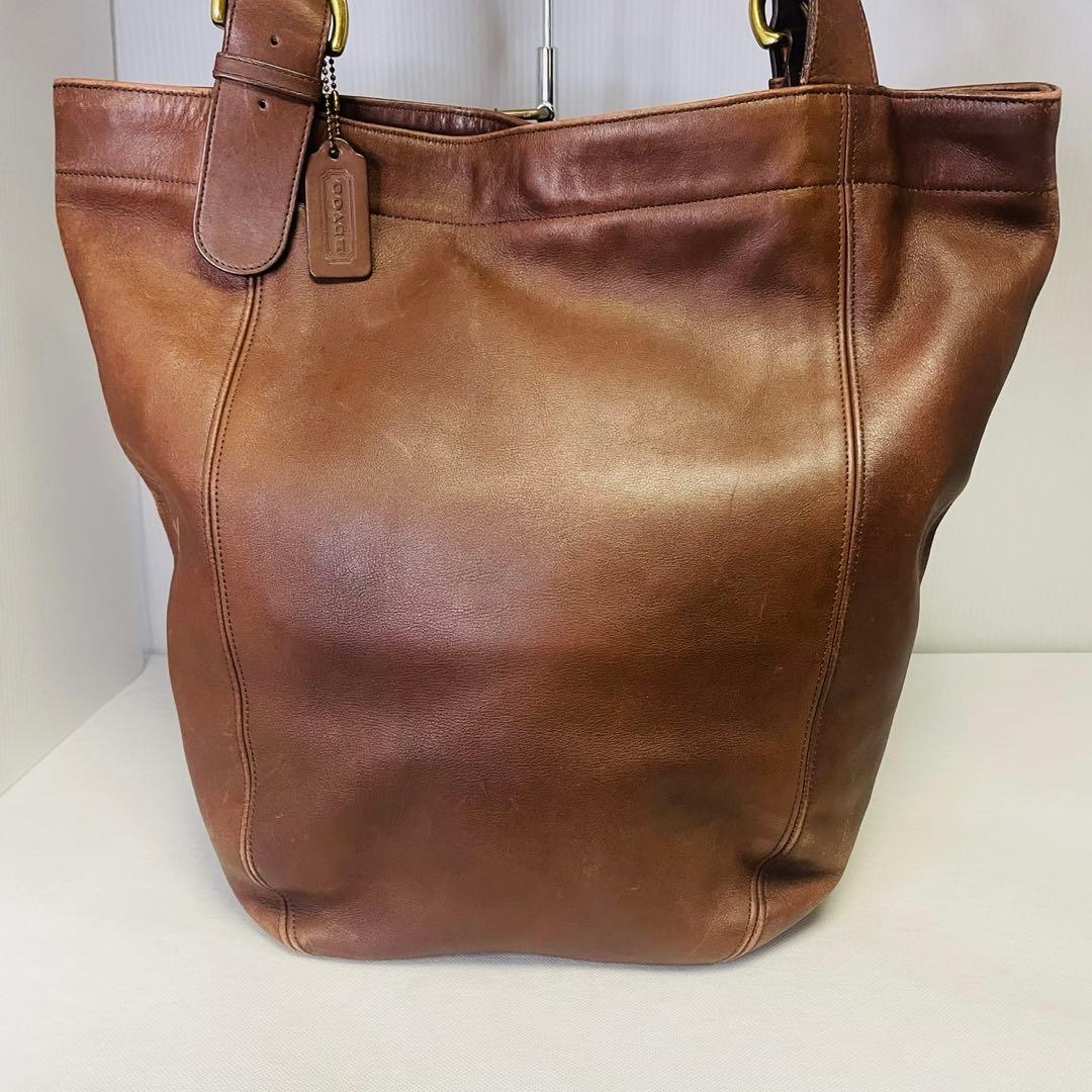 COACH オールドコーチ レザー　トートバッグ ハンドバッグ ビンテージ