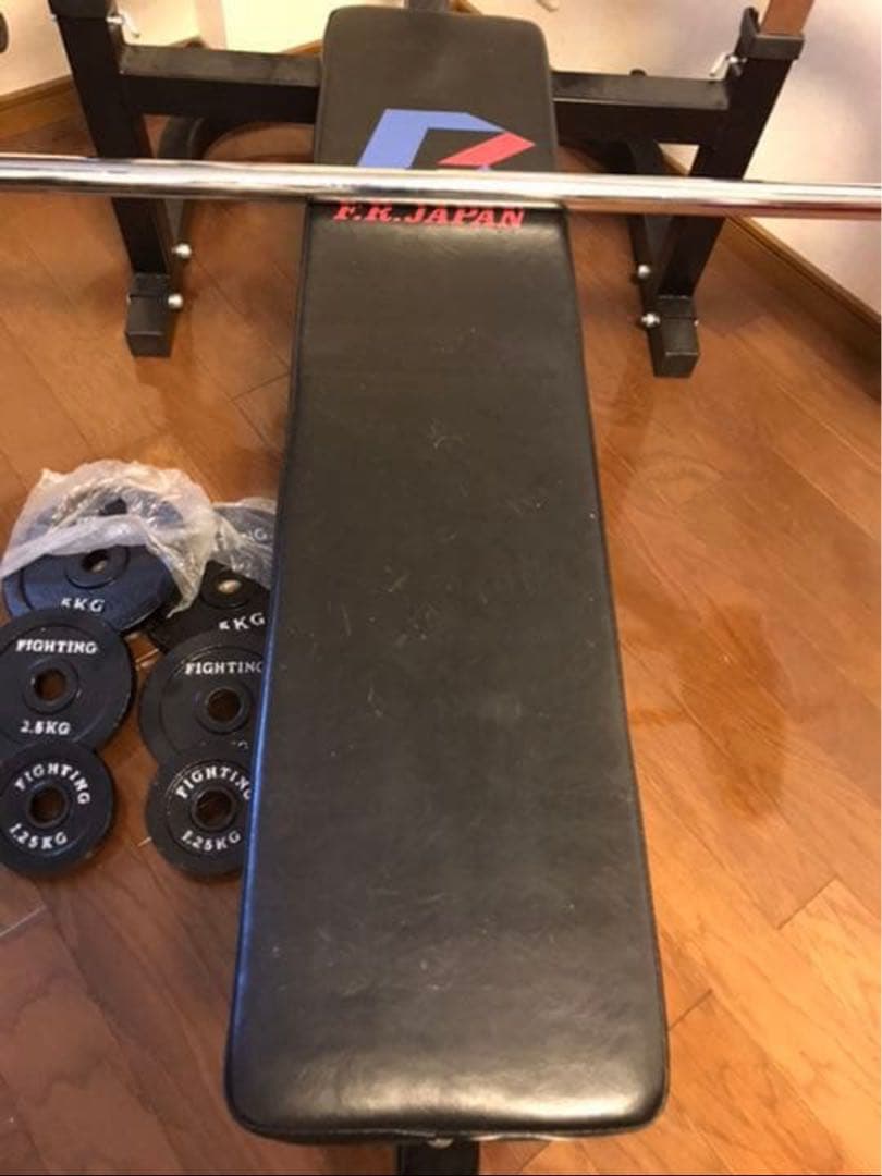 ファイティングロード　セーフティプレスベンチ　プレート付き