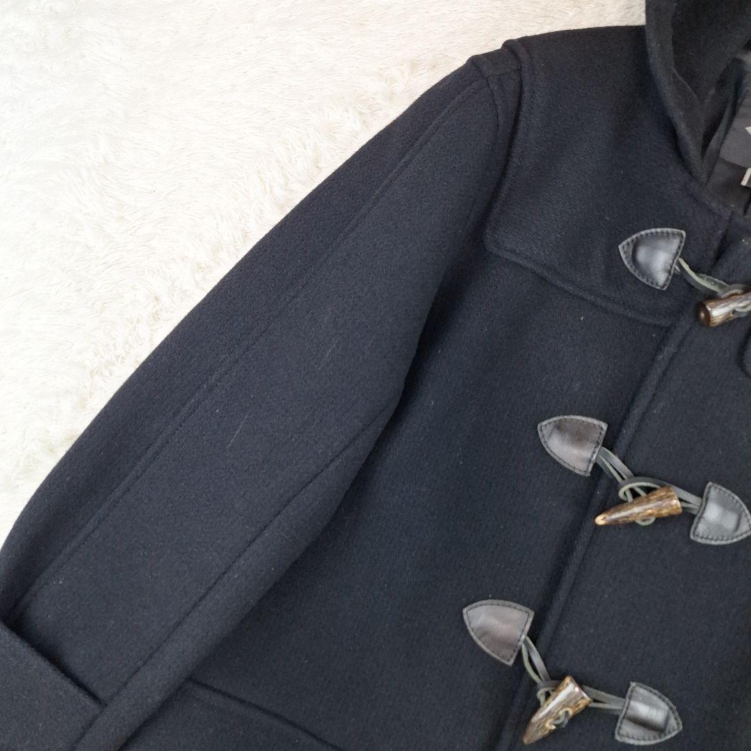 ヒステリックグラマー　デニムドッキング　ダッフルコート　ブラック　M