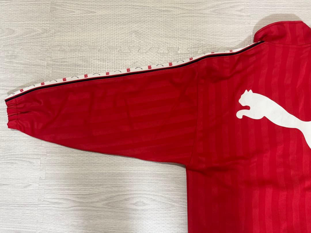 【新品未使用】PUMA プーマ M ジャージ上下セット 赤 タグ付き 送料無料