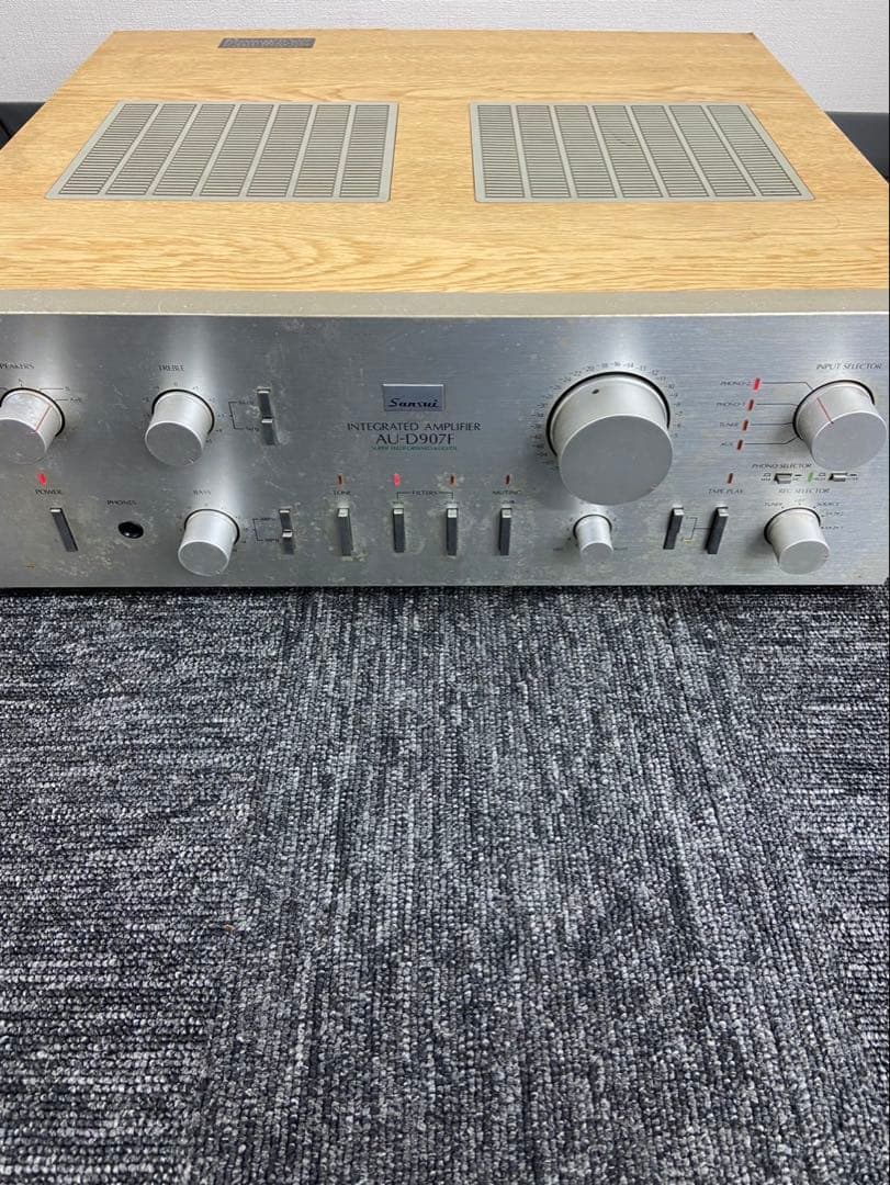 SANSUI サンスイ プリメインアンプ AU-D907F シルバー