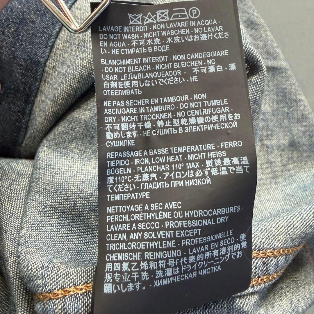 SAINT LAURENT PARIS デニム ボウタイ シャツ S 正規品