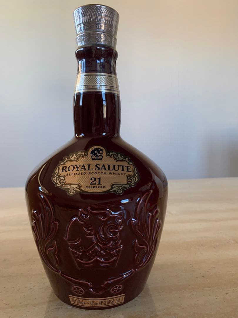  Salute 21年 ウイスキー　旧ボトル箱付き