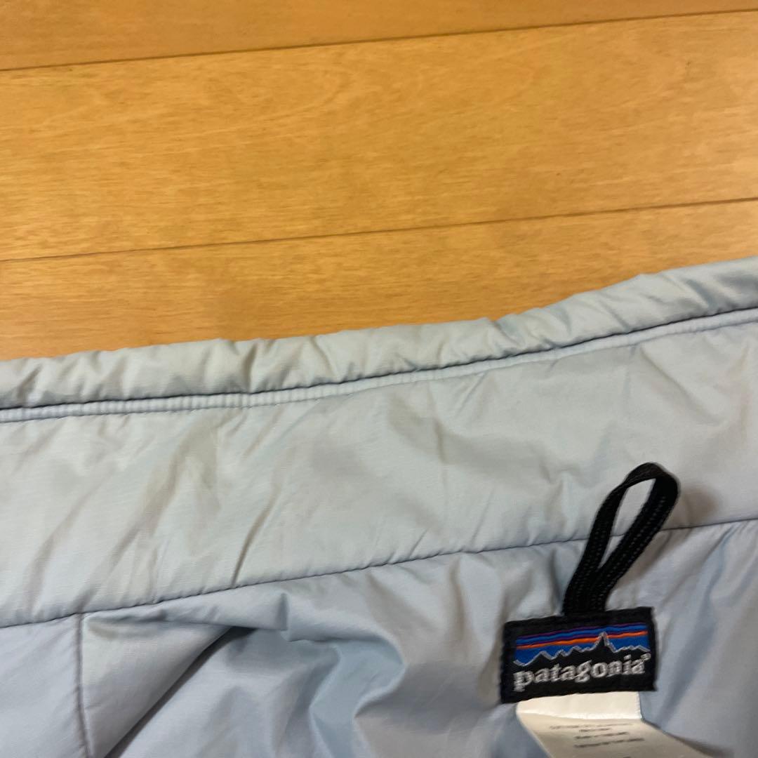 .*様 patagonia ナイロンベスト グレー パフボール