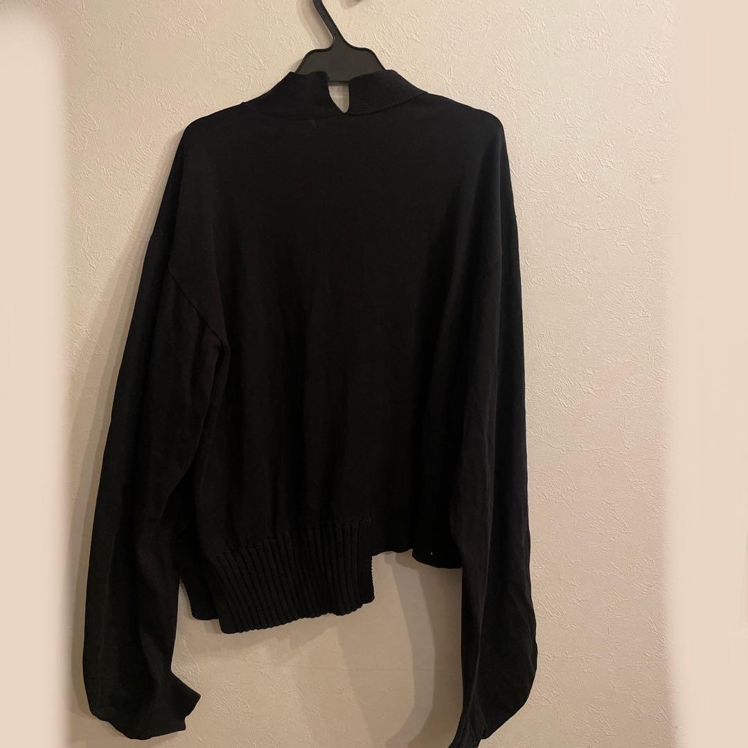 nagonstans ナゴンスタンス　カーディガン　コットン100 変形　黒