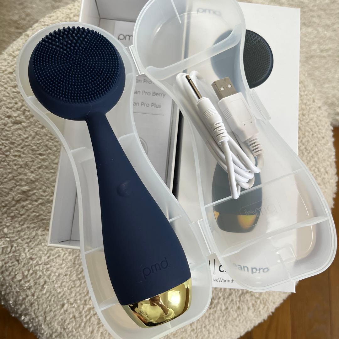 YA-MAN PMD Clean Pro 洗顔ブラシ ネイビー/ゴールド