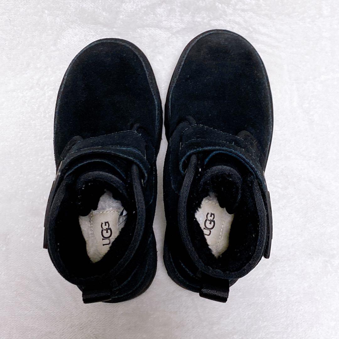 UGG　W NEUMEL PLATFORM　厚底ムートン　22cm　ブラック　黒