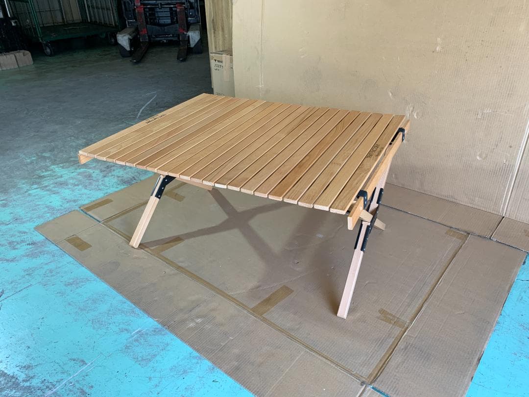 テントファクトリー ウッドラインロールトップテーブルTF-ZEL-RT90W