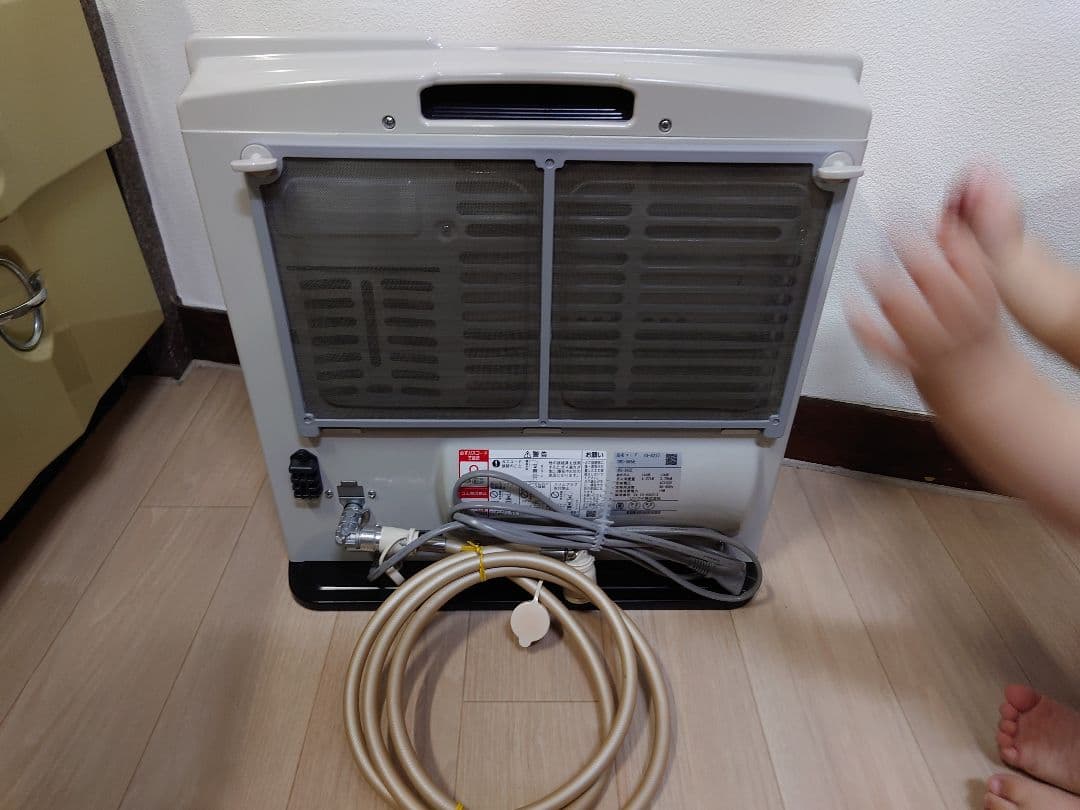 ガスファンヒーター デジタル表示