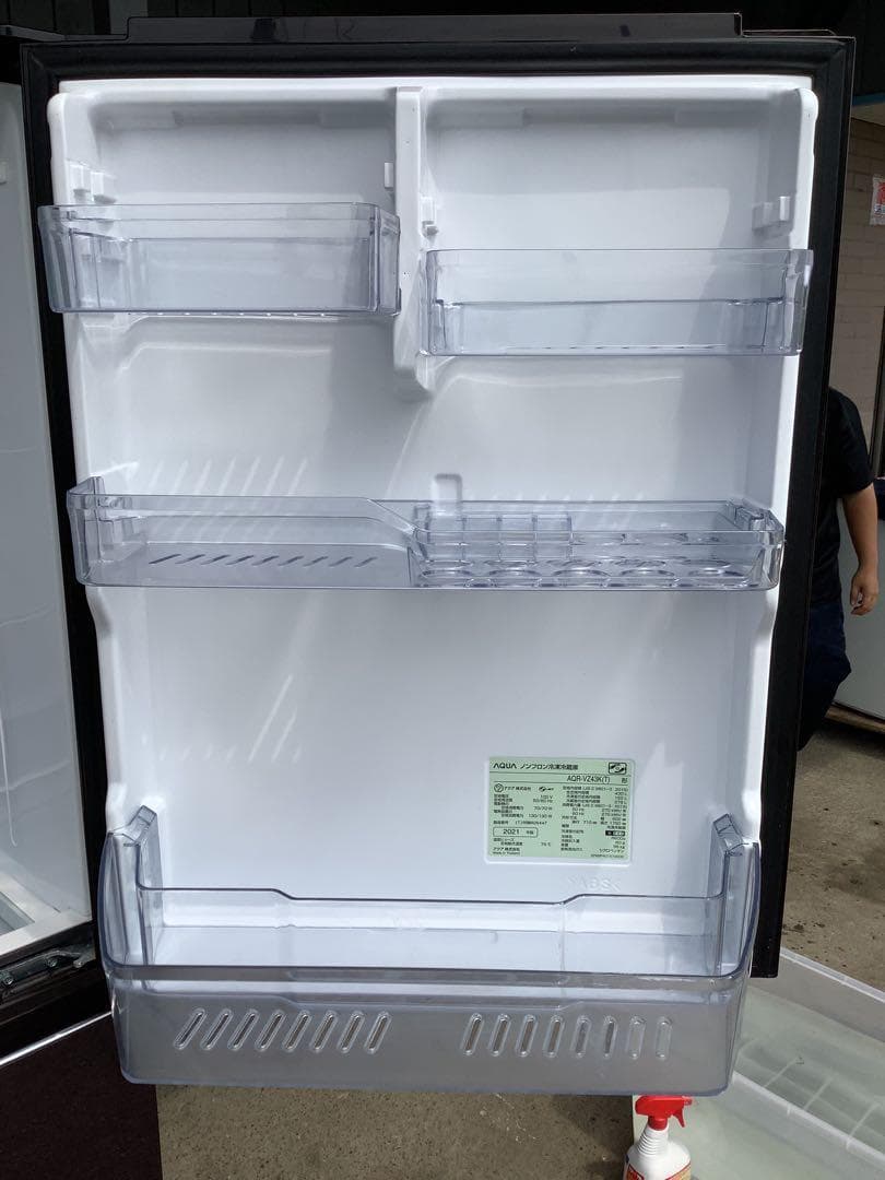 AQUA アクア 4ドア冷蔵庫 AQR-VZ43K(T) 430L 2021年製
