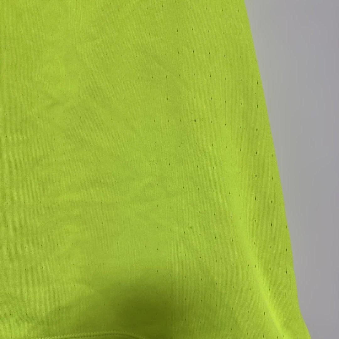 Nike DRI-FITランニングタンクトップ 蛍光フラッシュイエロー S