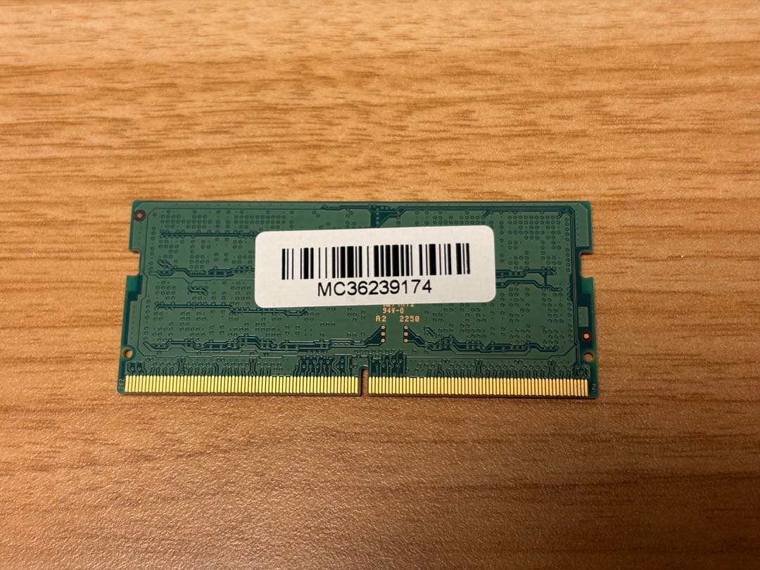 Samsung DDR5-4800 ノートPC用メモリ 16GB