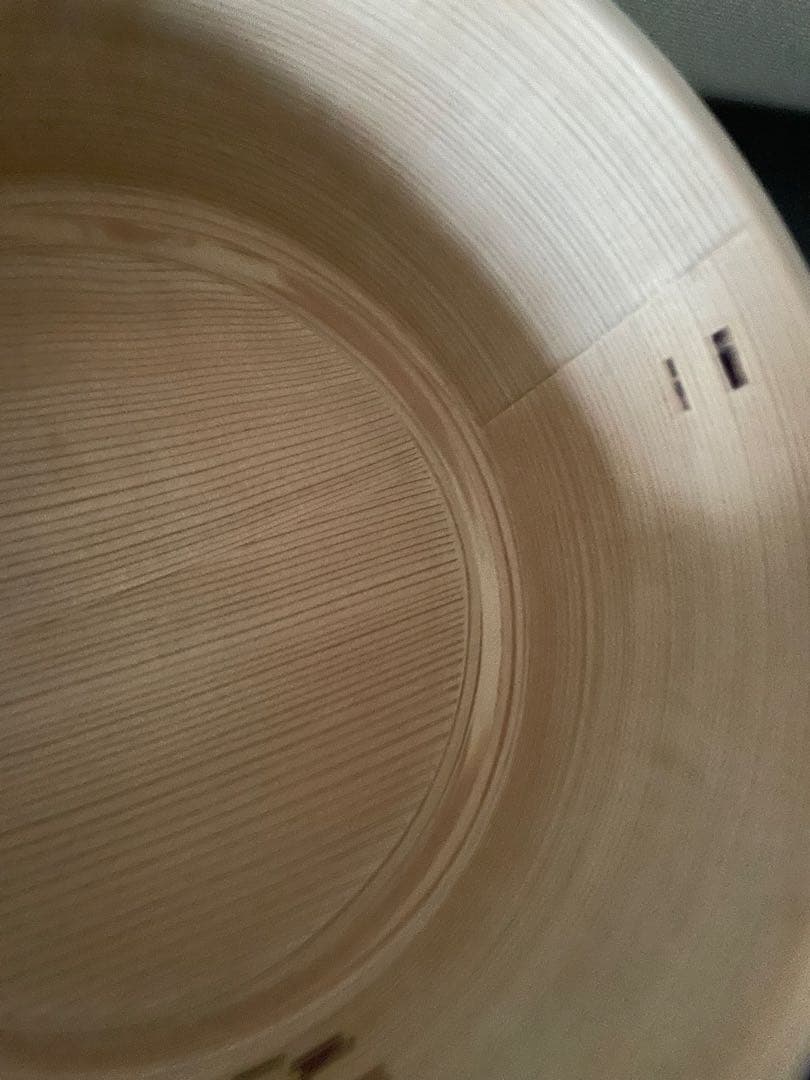 栗久　おひつ3合　白木　秋田大館曲げわっぱ