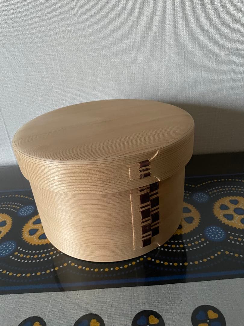 栗久　おひつ3合　白木　秋田大館曲げわっぱ