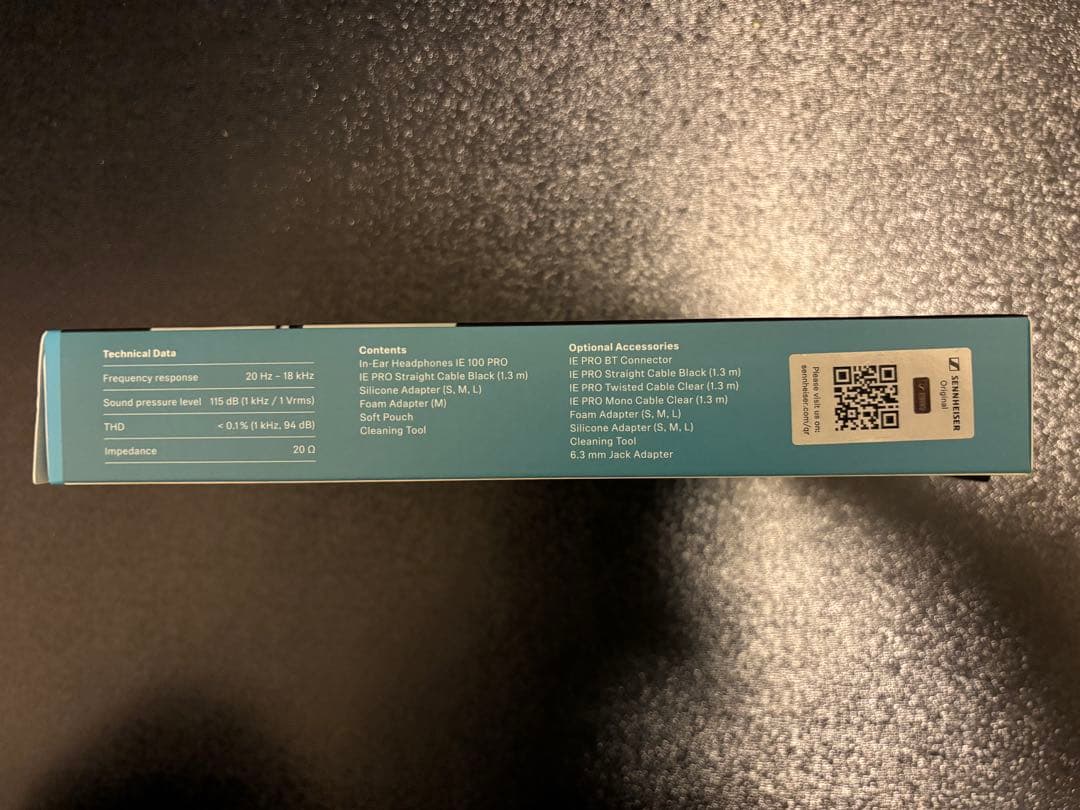 Sennheiser IE 100 PRO有線イヤホン