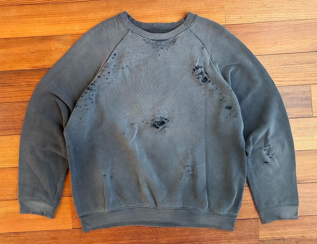 90s 初期 イタリア製 SABOTAGE ショットガン スウェット L