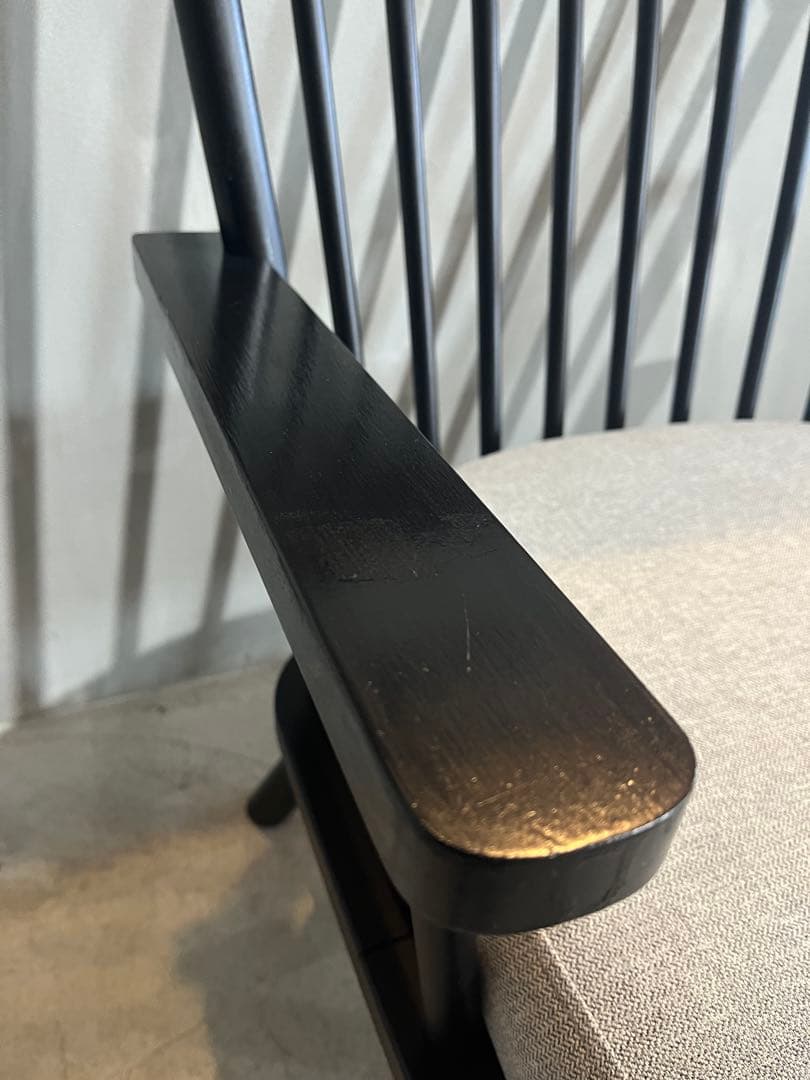 1人掛けソファ 椅子 ブラック　IKEA