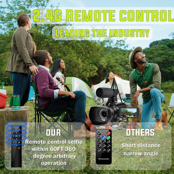 ⭐️大特価⭐️ ビデオカメラ 4K ウルトラ HD 48MP YouTube