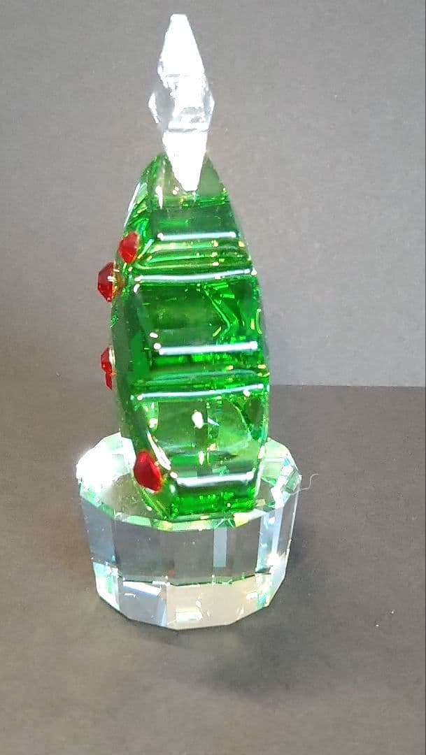 スワロフスキー　クリスタル　クリスマスツリー置物